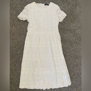White Eyelet Dress